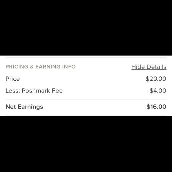 Poshmark fees vs. offers - Picture 3 of 4